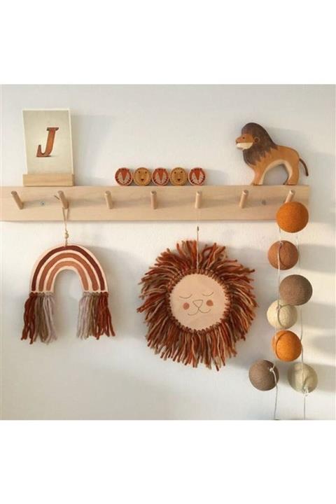 SENSA MODÜLER MOBİLYA Sensa Ahşap Diyarı Ahşap Modern Duvar Askılık Ask00111