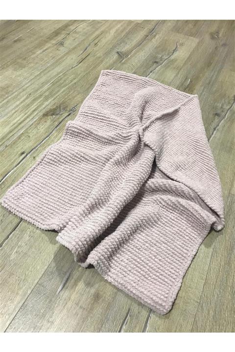 Molly Miyuki El Örgüsü Kadife Bebek Battaniyesi