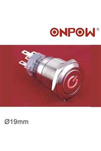 CND 19mm Metal ''power'' Led'li Kalıcı Buton Ip67 Las1-agq-11z-dt