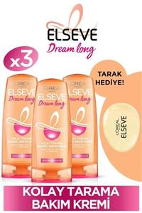 ELSEVE Dream Long Kolay Tarama Saç Bakım Kremi 360 Ml Seti Tarak Hediyeli
