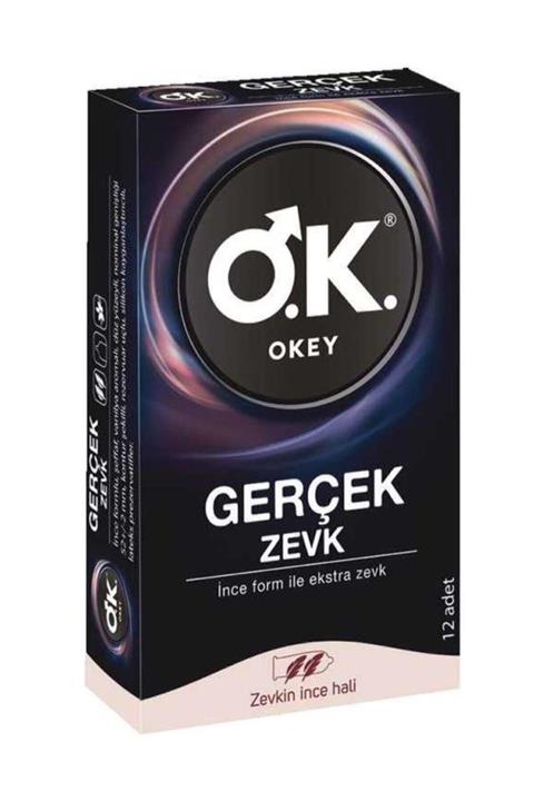 okey prezervatif Prezervatif Gerçek Zevk 12'li