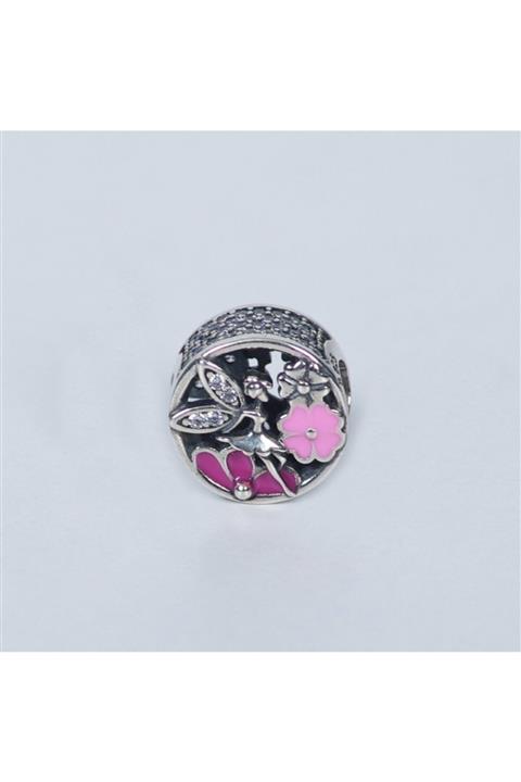 Nur Silver Peri Kızlı Charm