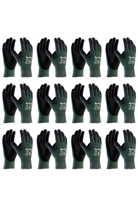 ATG Maxiflex® Cut™ 34-8743 Palm Kesilmeye Dayanıklı Eldiven X-large No:10 12 Çift