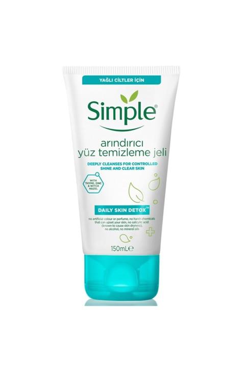 Simple Daily Skin Detox Arındırıcı Yüz Yıkama Jeli 150 ml