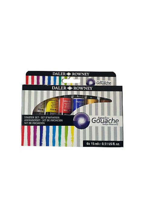 Daler Rowney Aquafine Gouache Set 6x15 ml