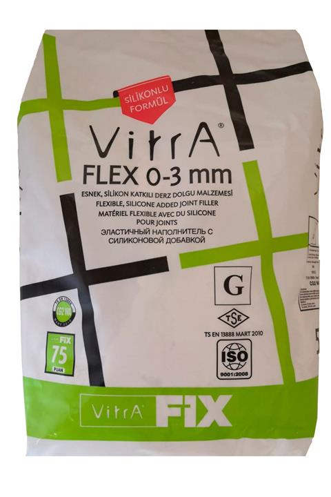 VitrA Flex Derz Dolgusu Beyaz Yosun Gri