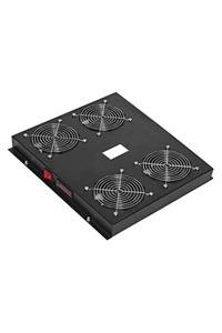 cabex Günko 1u 19 Rack Mount Kabinet 4 Lü Fan Ünitesi On/off Anahtarlı