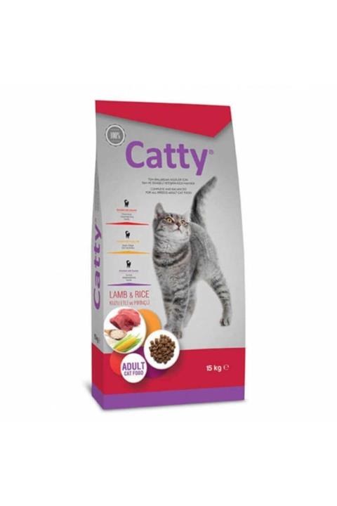 Catty Kuzu Etli Yetişkin Kedi Maması 15 Kg