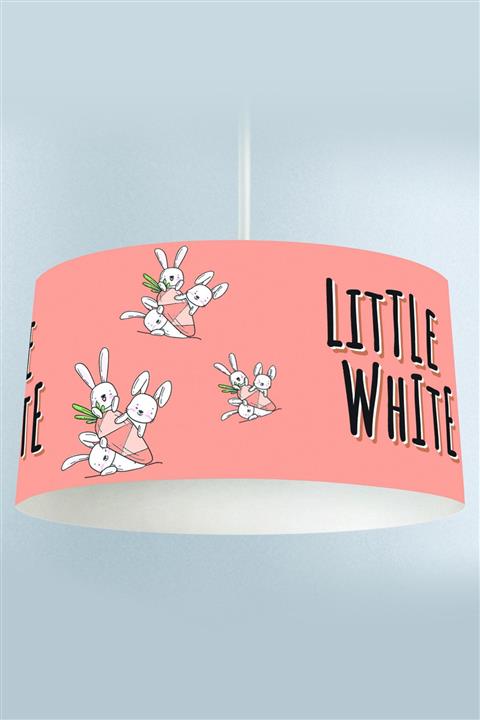 instababyrooms Çocuk Odası Sarkıt Avize Little White Sevimli Hayvanlar Serisi 001 - Abajur Avize