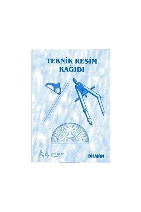 Dilman Teknik Resim A3 Dikey 12'li