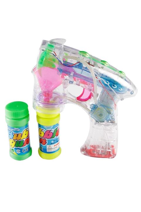 CAN OYUNCAK Pilli Işıklı Müzikli Baloncuk Köpük Tabancası