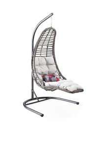 Flexy Tangles Capri Swing Rattan Örme Salıncak Keyif Relax Capi (BEYAZ)