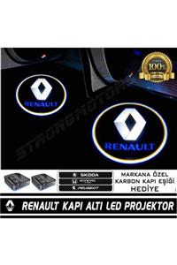 Fardoktoru Renault Araçlar Için Pilli Yapıştırmalı Kapı Altı Led Logo