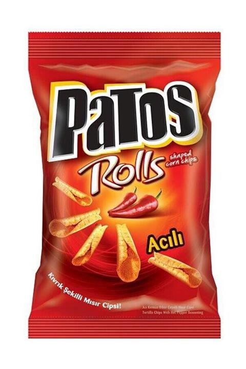 Patos Rolls Acılı Mısır Çerezi Süper Boy 125gr
