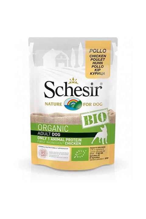 Schesir Bio Range Organik Tavuklu Köpek Konservesi 85 gr