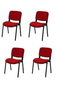 Arj I Office Furniture & Desing Mavi Ofis Büro Bekleme Misafir Form Koltuğu Sandalyesi 4lü 013