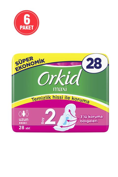Orkid Maxi Uzun 28'li 6 Paket