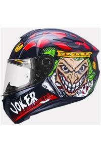 MT Targo Joker A1 Gloss Black Şeffaf Camlı Motosiklet Kask