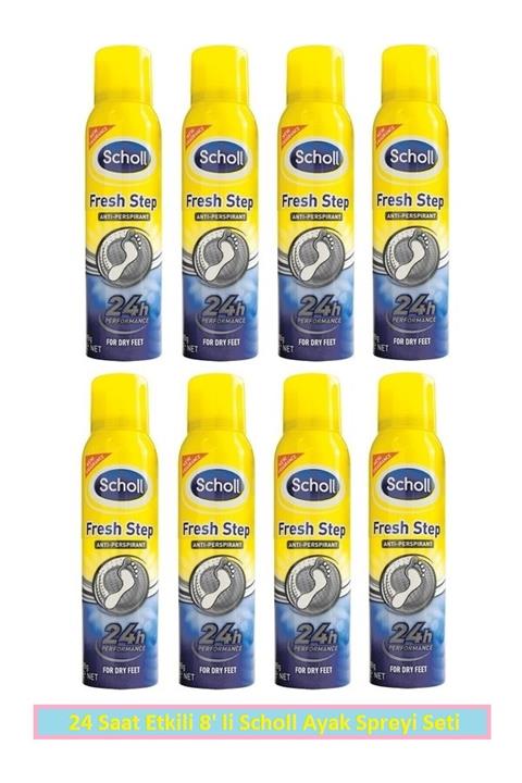 Scholl 24 Saat Etkili Ayak Spreyi*8 Adet