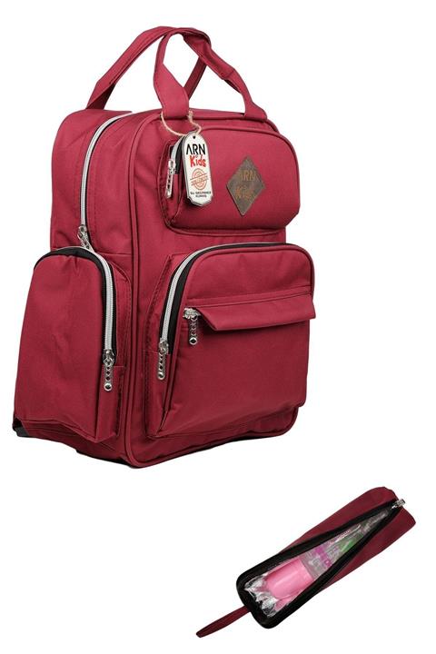 Arn Kids Roma Model Mürdüm Anne Bebek Bakım Sırt Çantası Termoslu Biberon Cepleri Puset Askı Aparatı+hediye