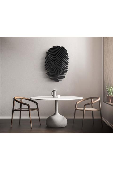 Sens Fıngerprınt-ahşap Dekoratif Duvar Ürünü