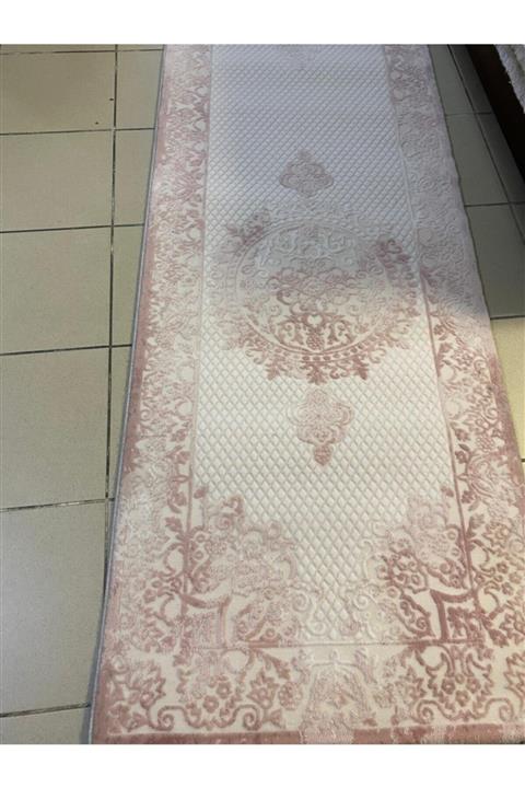 modern halı Yolluk Pembe Halı