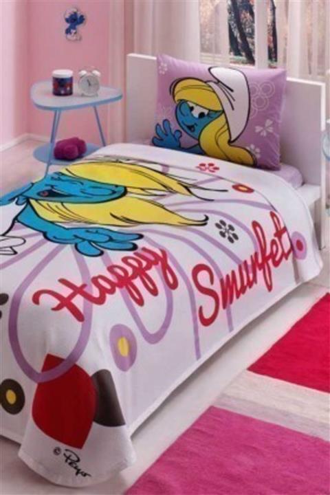 Taç Lisanslı Tek Kişilik Pike Takımı Şirine Happy