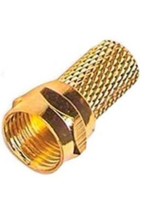 TEKNOGREEN Rg6 F Konnektör 20mm Gold 100'lü Paket