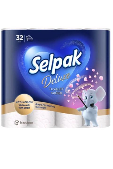 Selpak Deluxe Banyo Ferahlatma Teknolojisi 32'li