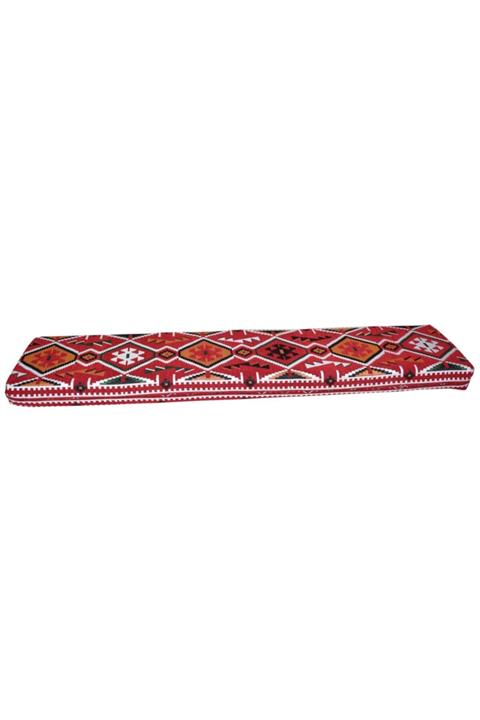 Bolvadin Şark Köşesi Şark Köşesi Kırmızı Halı Desenli Minder 180x40x10 cm Mnd312-401