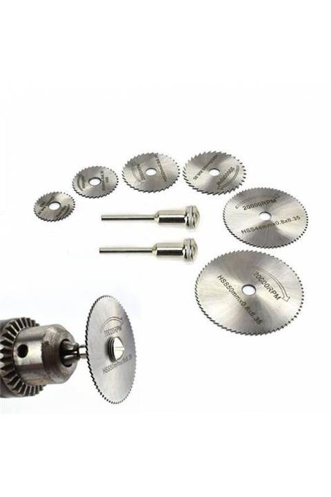 Vk&Vk 8 Parça Mini Testere Bıçak Ahşap Alüminyum Plastik Kesme Dremel