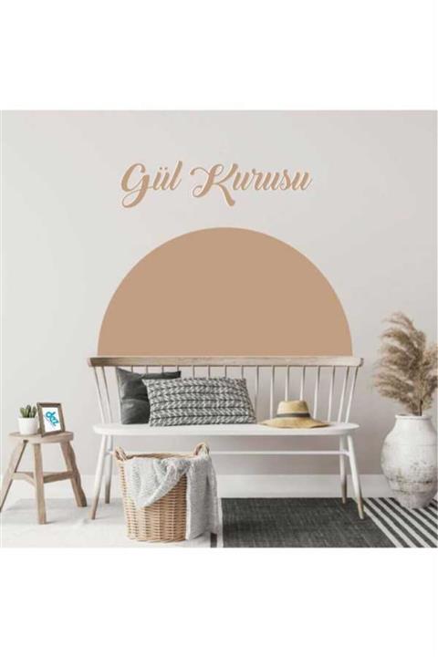DEZ Boho Tarzı Yarım Daire Duvar Stickerı