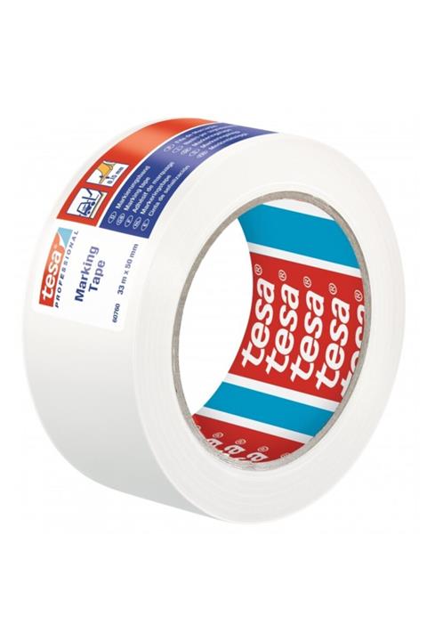 Tesa Yer Işaretleme Bandı 50mm X 33mt Ikaz Bandı Beyaz 60760-00094-15