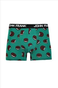 John Frank Erkek Cookies Desenli Boxer