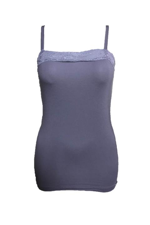 Blackspade Kadın %94 Modal Dantelli Ince Askılı Atlet