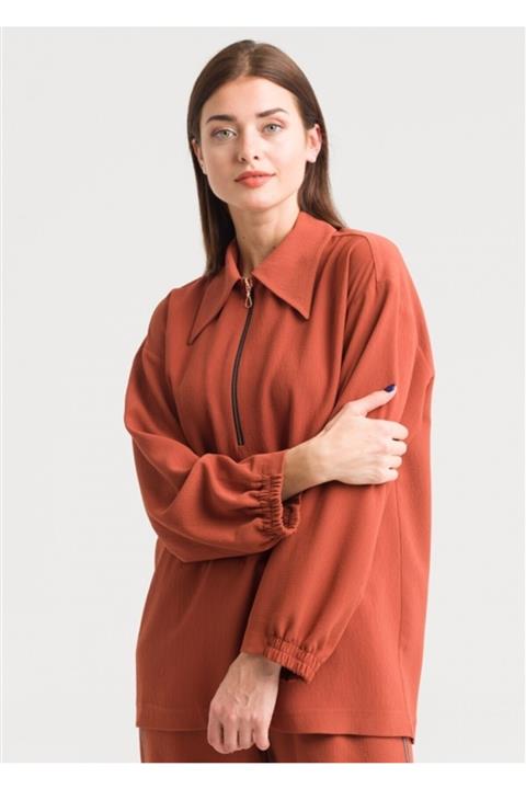 Armağan Fermuar Detaylı Pantolonlu Takım