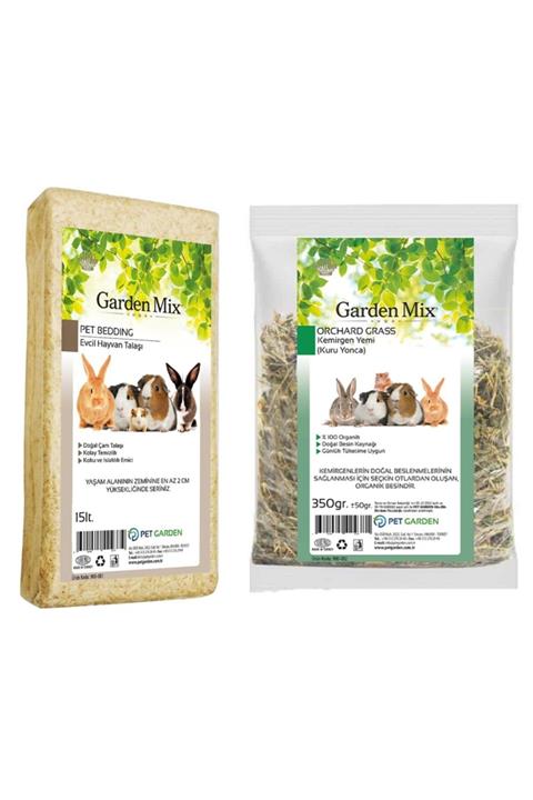 Nilera Kemirgen Talaş + Kuru Yonca Mix Set