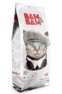 BAM&BAM Bam Bam Kısır Somonlu Yetişkin Kedi Maması 15kg