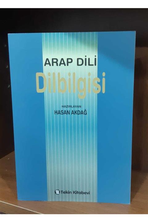 Tekin Kitabevi Arap Dili Dilbilgisi Hasan Akdağ