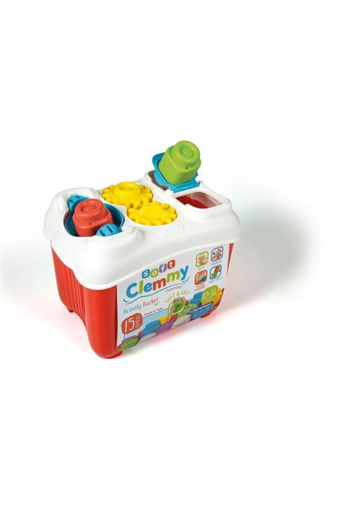 CLEMENTONI Clemmy Bebek Blokları Kova 15 Parça