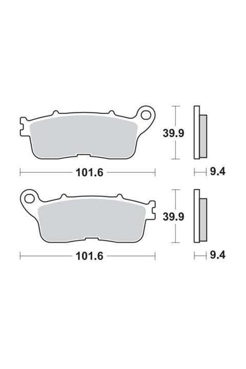 Braking 957cm56 Sinterli Fren Balatası