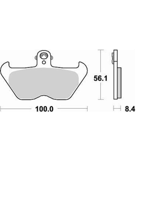 Braking 806cm55 Sinterli Fren Balatası