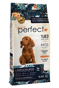 PERFECT (27/16) Kuzulu Ve Somonlu Yavru Köpek Maması 15 Kg