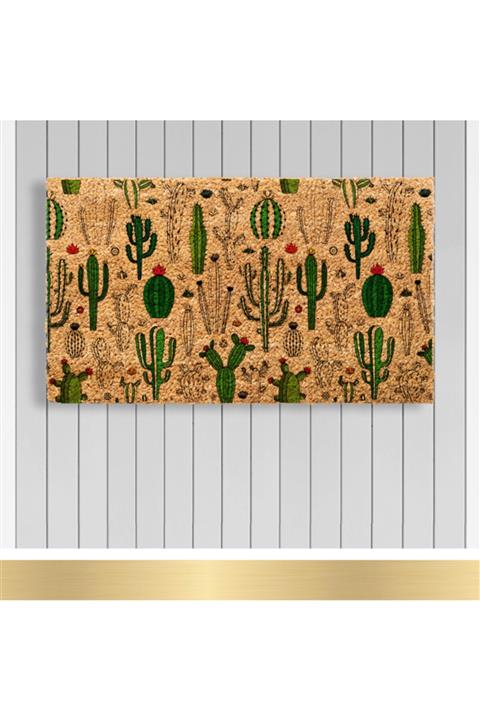 Paspashello Design Koko Paspas Pvc Taban Model Kaktüsler