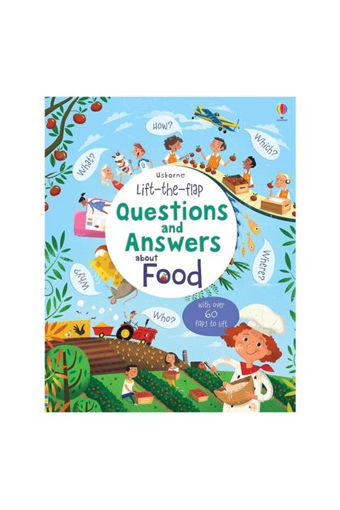 Usborne Lıft-the-flap Questıons And Answers About Food #yenigelenler
