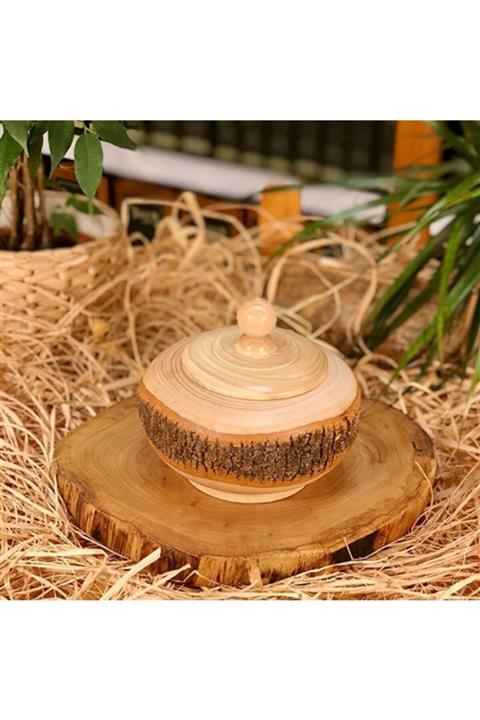 dream's home Doğal Ahşap Şekerlik Sunumluk