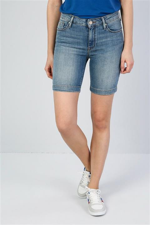 Colin's KADIN Super Slim Fit Mavi Kadın Jean Şort CL1043567