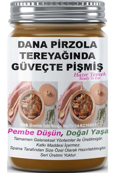 SPANA Dana Pirzola Tereyağında Güveçte Pişmiş Ev Yapımı Katkısız 330gr