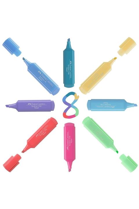 Faber Castell F. Castell 8'li Pastel Fosforlu Set