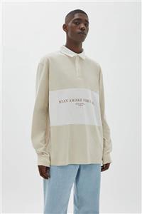 Pull & Bear Kontrast Blok Renkli Uzun Kollu Polo T-Shirt